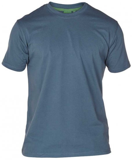D555 Flyers Crew Neck T-shirt Teal - Koszulki - T-shirty meskie Duże Rozmiary - 2XL-14XL