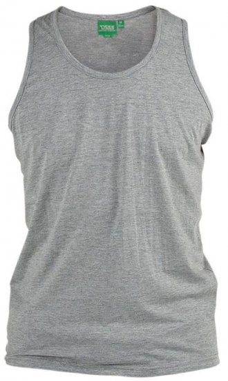 D555 Fabio Tanktop Grey - Koszulki - T-shirty meskie Duże Rozmiary - 2XL-14XL