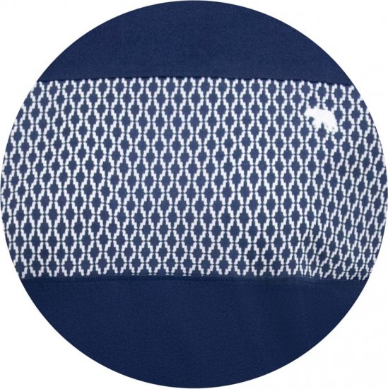 D555 Swansea Cut And Sew Crew Neck T-Shirt Navy - Koszulki - T-shirty meskie Duże Rozmiary - 2XL-14XL