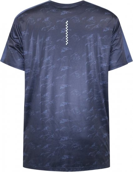 D555 Solihull Dry Wear Light Weight Poly Crew Neck T-Shirt Navy - Odzież sportowa - Odzież sportowa 2XL-10XL