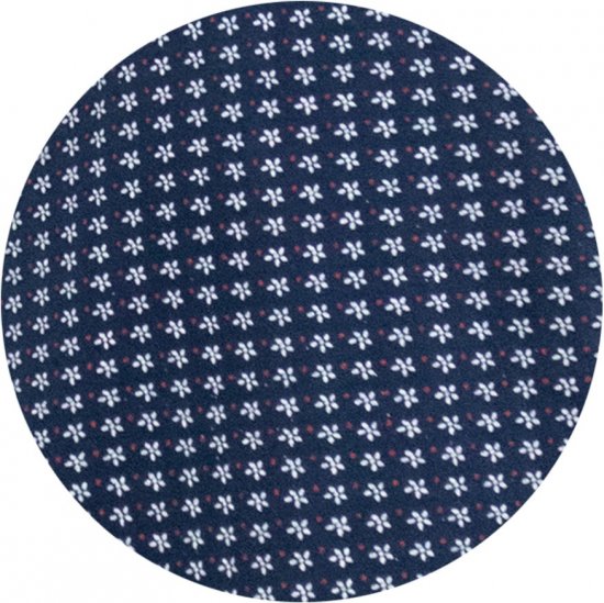 D555 Coventry AOP Polo Shirt Jacquard Collar & Ribbed Cuffs Navy - Koszulki polo - Koszulki Polo 2XL-8XL