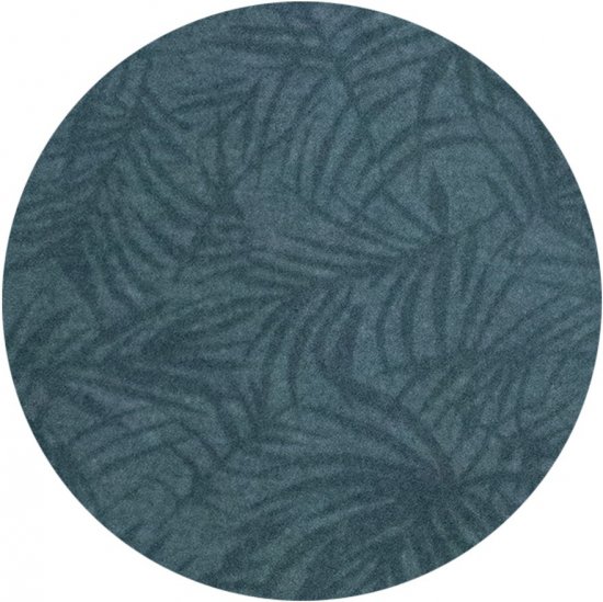 D555 Uttoxeter AOP Leaf Print Short Sleeve Polo Denim - Koszulki polo - Koszulki Polo 2XL-8XL