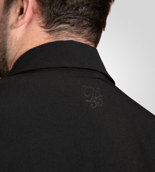 D555 Wimbledon Couture Stretch Jacket with Zipper Black TALL SIZE - Kurtki Męskie Duże Rozmiary - Kurtki Duże rozmiary 2XL-8XL