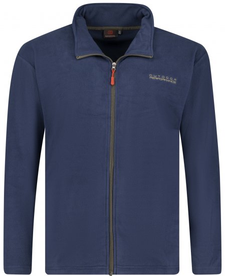 Adamo Tampa Fleece Jacket Navy TALL SIZES - ODZIEŻ MĘSKA MT-6XLT - WYSOKIE-rozmiary