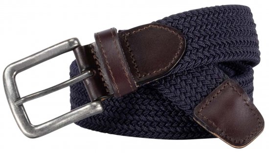 Adamo 180910 Pasek elastyczny Granatowa - Paski - Paski Duże Rozmiary - W40-W70/2XL-8XL