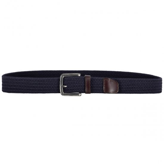 Adamo 180910 Pasek elastyczny Granatowa - Paski - Paski Duże Rozmiary - W40-W70/2XL-8XL