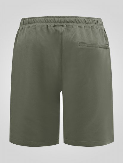 D555 Mitchell 1 Stretch Szorty z Elastyczną Talią Khaki - Dresy & spodenki dresowe - Dresy & Spodnie Dresowe 2XL-12XL