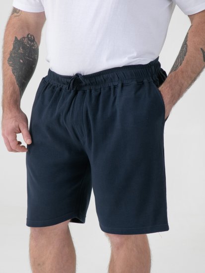 D555 Mitchell 2 Stretch Szorty z Elastyczną Talią Granatowy - Dresy & spodenki dresowe - Dresy & Spodnie Dresowe 2XL-12XL