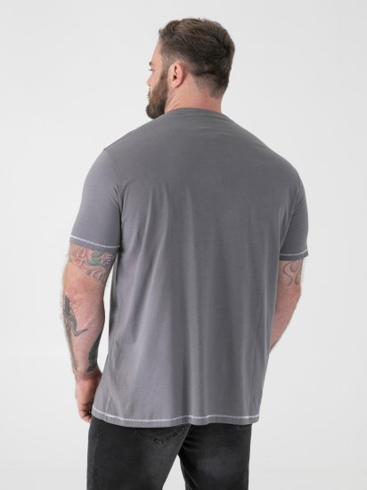 D555 Jasper Official Gas Monkey Koszulka z Nadrukiem Szary - Koszulki - T-shirty meskie Duże Rozmiary - 2XL-14XL
