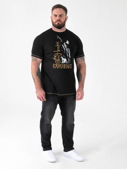 D555 Hugh Official ACDC Highway To Hell Koszulka z Nadrukiem Czarny - Koszulki - T-shirty meskie Duże Rozmiary - 2XL-14XL