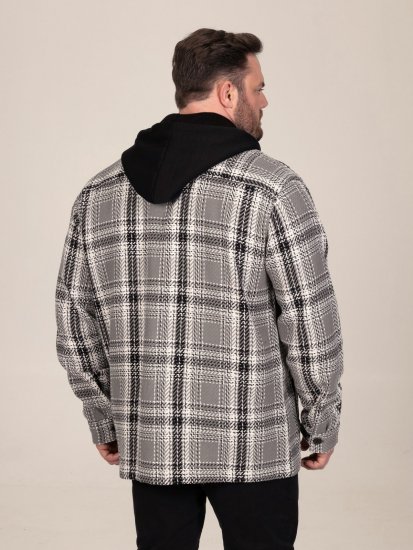 D555 Hayes Koszula wierzchnia Szary - Koszule - Koszule 2XL-10XL
