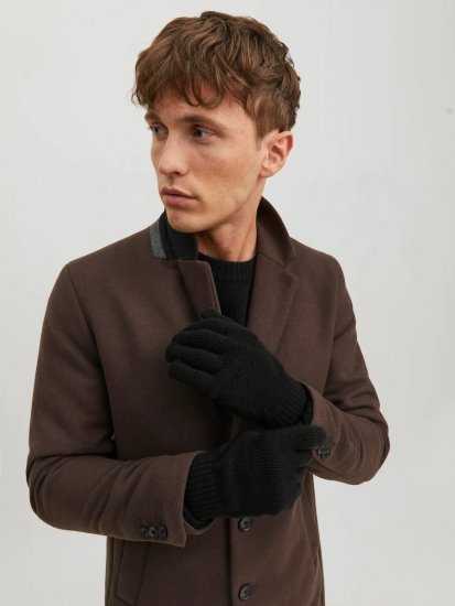 Jack & Jones Barry Rękawiczki z dzianiny Czarna - Rękawiczki - 