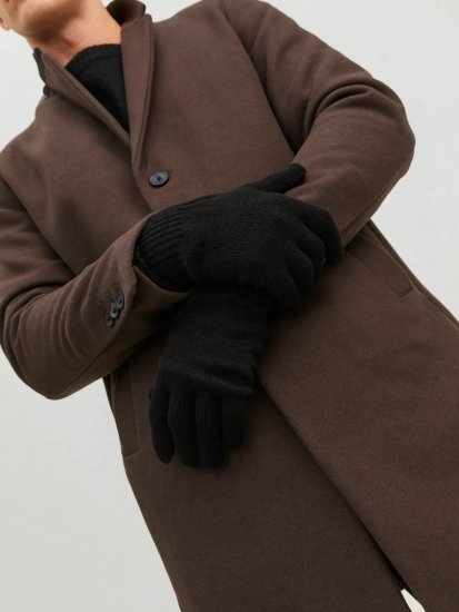 Jack & Jones Barry Rękawiczki z dzianiny Czarna - Rękawiczki - 