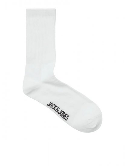 Jack & Jones Charles Skarpety tenisowe Biały 3-pack - Bielizna & stroje kąpielowe - Bielizna & Stroje kąpielowe 2XL-8XL
