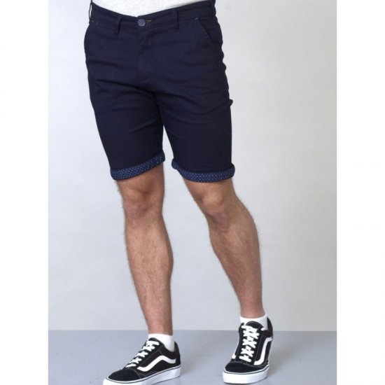 D555 Luke Stretch Shorts Navy - Szorty - Szorty W40-W60