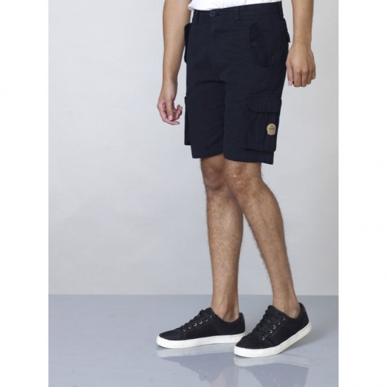 D555 Larry Cargo Shorts Navy - Szorty - Szorty W40-W60