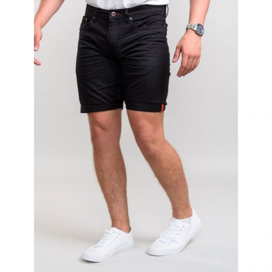 D555 Gilbert Stretch Shorts Black - Szorty - Szorty W40-W60