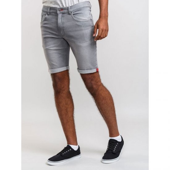 D555 Griffin Denim Shorts Grey - Szorty - Szorty W40-W60