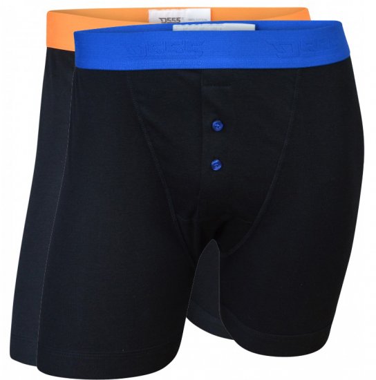 D555 Ranger Boxershorts Black 2-pack - Bielizna & stroje kąpielowe - Bielizna & Stroje kąpielowe 2XL-8XL