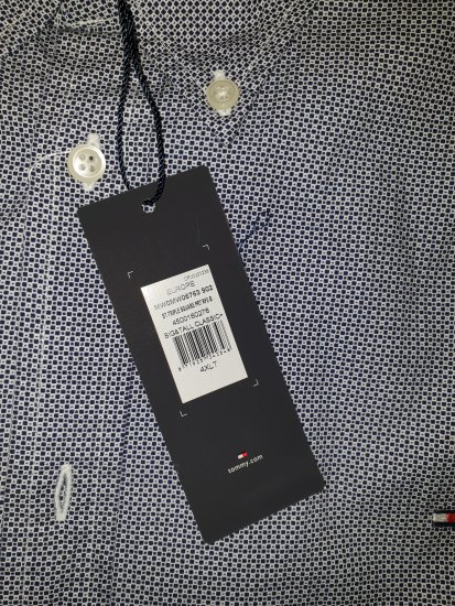 Tommy Hilfiger Triple Square Long Sleeve Shirt - Szalona kwietniowa wyprzedaż Motley - 