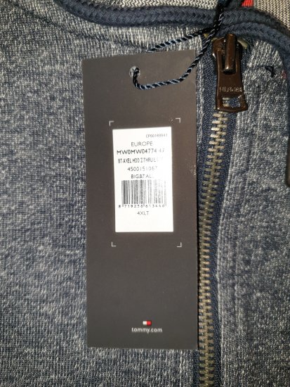 Tommy Hilfiger Axel Zip Thru Hoddie - Szalona kwietniowa wyprzedaż Motley - 