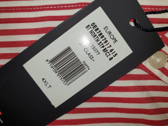 Tommy Hilfiger North Stripe Long Sleeve Shirt Red - Szalona kwietniowa wyprzedaż Motley - 