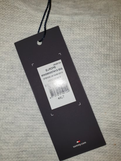 Tommy Hilfiger Sweater Light Grey - Szalona kwietniowa wyprzedaż Motley - 