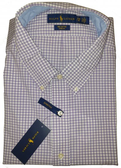 Polo Ralph Lauren 5002 Classic Shirt Purple - Szalona kwietniowa wyprzedaż Motley - 