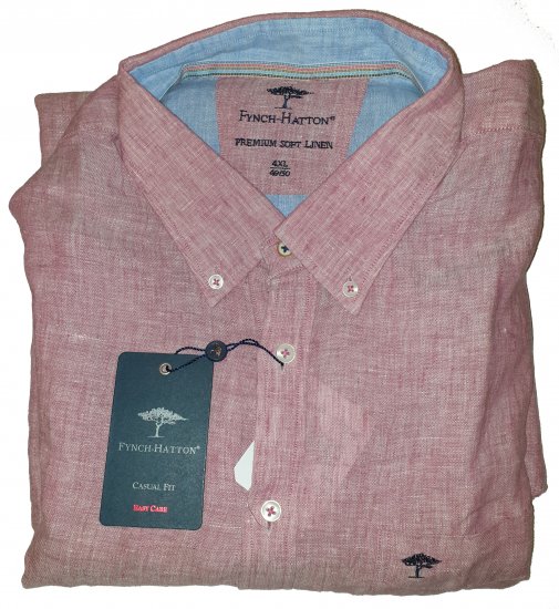 Fynch-Hatton 6156 Shirt Red - Szalona kwietniowa wyprzedaż Motley - 