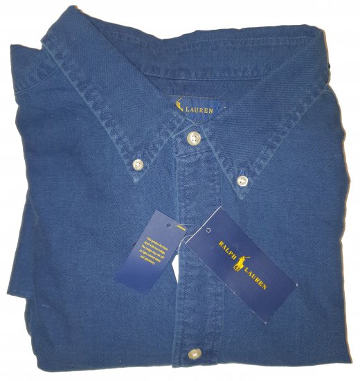 Polo Ralph Lauren 0003 Indigo Shirt - Szalona kwietniowa wyprzedaż Motley - 