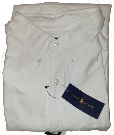 Ralph Lauren TC6U White Shirt - Szalona kwietniowa wyprzedaż Motley - 