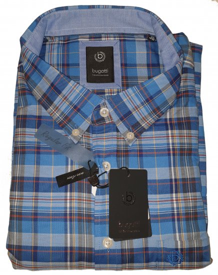 Bugatti 78315 Shirt Blue - Szalona kwietniowa wyprzedaż Motley - 