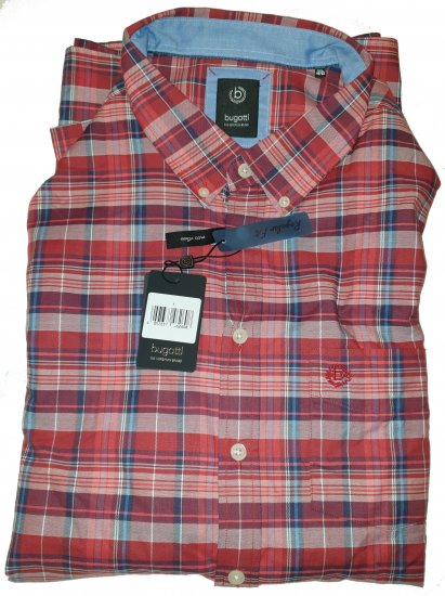 Bugatti 78315 Shirt Red - Szalona kwietniowa wyprzedaż Motley - 