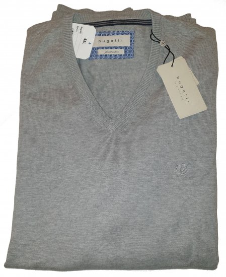 Bugatti 95510 Knit Grey - Szalona kwietniowa wyprzedaż Motley - 