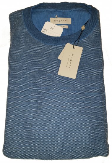Bugatti 95511 Knit Blue - Szalona kwietniowa wyprzedaż Motley - 