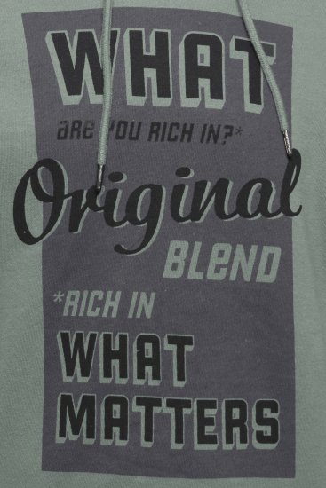 Blend Hoodie 4285 Duck Green - Bluzy & bluzy z kapturem - Bluzy & Bluzy z kapturem 2XL-12XL