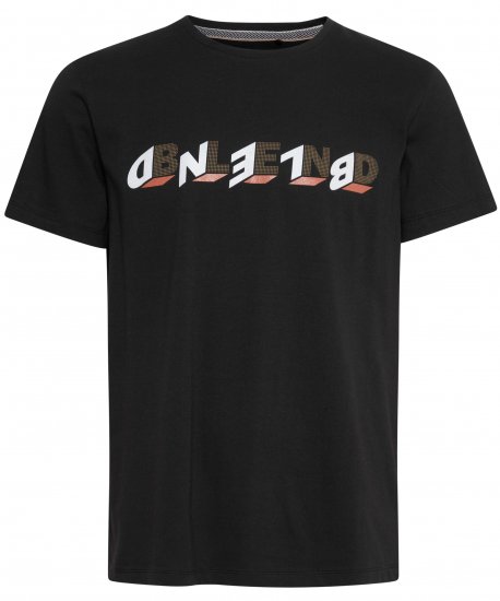 Blend 4795 T-Shirt Black - Koszulki - T-shirty meskie Duże Rozmiary - 2XL-14XL