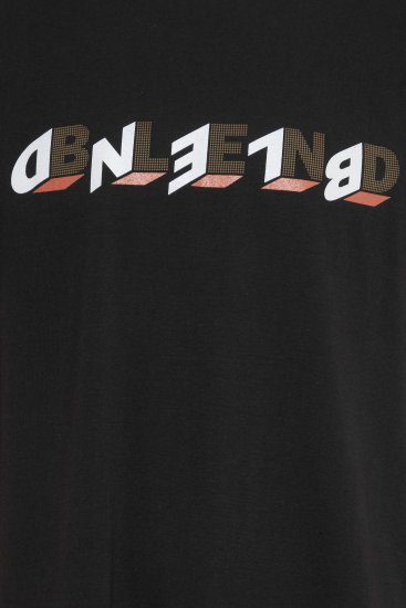 Blend 4795 T-Shirt Black - Koszulki - T-shirty meskie Duże Rozmiary - 2XL-14XL