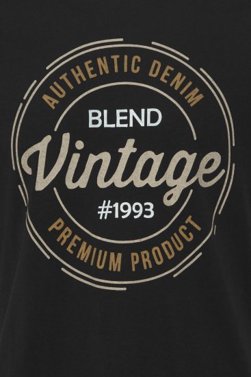 Blend 8411 T-Shirt Black - Koszulki - T-shirty meskie Duże Rozmiary - 2XL-14XL