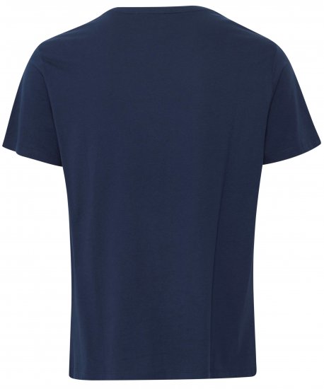Blend 8411 T-Shirt Dress Blues - Koszulki - T-shirty meskie Duże Rozmiary - 2XL-14XL