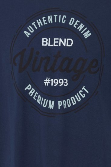 Blend 8411 T-Shirt Dress Blues - Koszulki - T-shirty meskie Duże Rozmiary - 2XL-14XL