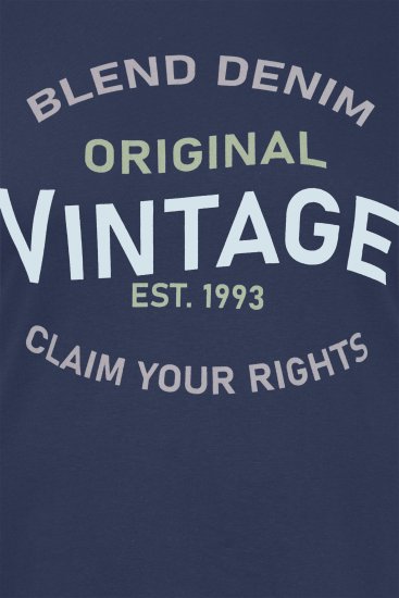 Blend 5018 T-Shirt Navy - Koszulki - T-shirty meskie Duże Rozmiary - 2XL-14XL