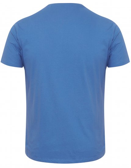 Blend 5018 T-Shirt Blue - Koszulki - T-shirty meskie Duże Rozmiary - 2XL-14XL