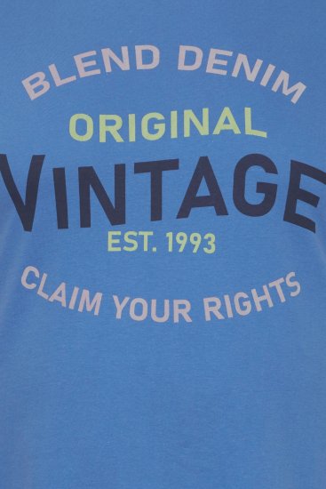 Blend 5018 T-Shirt Blue - Koszulki - T-shirty meskie Duże Rozmiary - 2XL-14XL