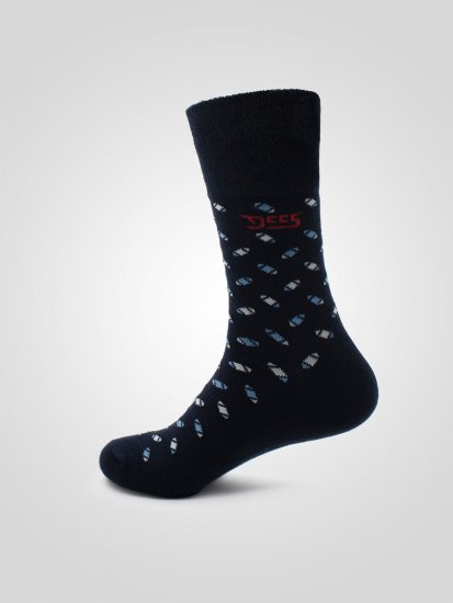 D555 Harold 3 Extra Wide Comfort Fit Socks 3-pack Navy/Denim - Bielizna & stroje kąpielowe - Bielizna & Stroje kąpielowe 2XL-8XL