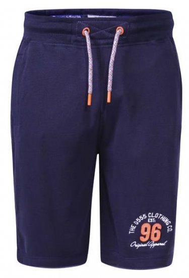 D555 Tompkins 2 Elasticated Waist Shorts Navy - Dresy & spodenki dresowe - Dresy & Spodnie Dresowe 2XL-12XL
