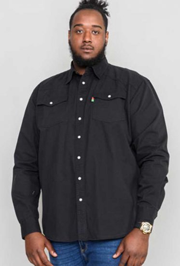 Duke Western Denim Shirt Black - Koszule - Koszule 2XL-10XL