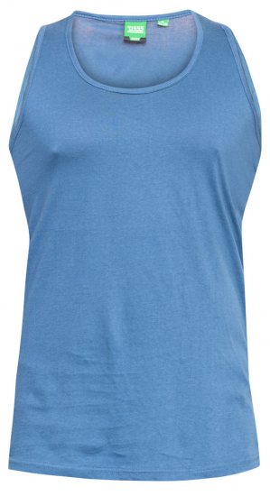 D555 Fabio Tanktop Teal - Koszulki - T-shirty meskie Duże Rozmiary - 2XL-14XL