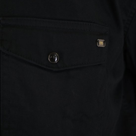 Double Outfitters GS-5126 Koszula na zatrzaski Czarny - Koszule - Koszule 2XL-10XL