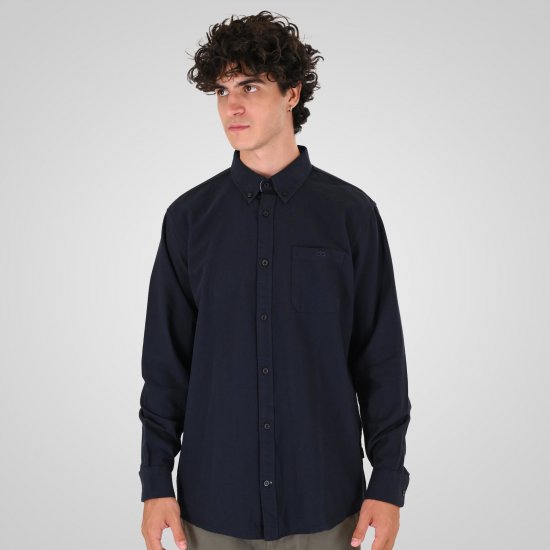 Double Outfitters GS-5225 Koszula oxford Granatowy - Koszule - Koszule 2XL-10XL